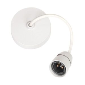 Click Mode Essentials 6 Inch 150mm T2, BC (B22) Bayonet Cap Ceiling Pendant Set With Lampholder