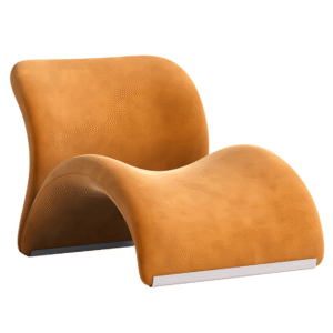 Brown Beauty Salon Floor Sofa