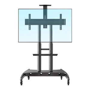 NB North Bayou Mobile Cart TV Stand with Wheels - AVA-1800-70-1P