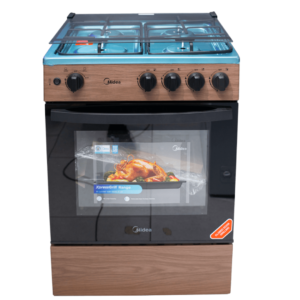 Midea 4 Burner Gas Cooker - 24TMG4G081-WD
