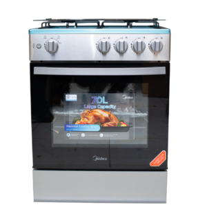 Midea 4 Burner Gas Cooker - 24TMG4G081-S