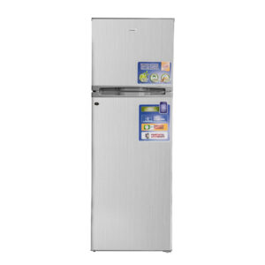 Nasco NASF2-45 311L Top-Mount Refrigerator with Ice Maker – Silver