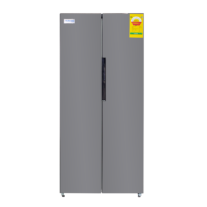 Nasco NASF2-400SBSF 400L Side-by-Side Frost-Free Refrigerator – Grey